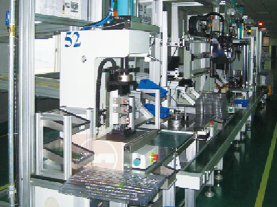 Automotive drive assembly and testing line